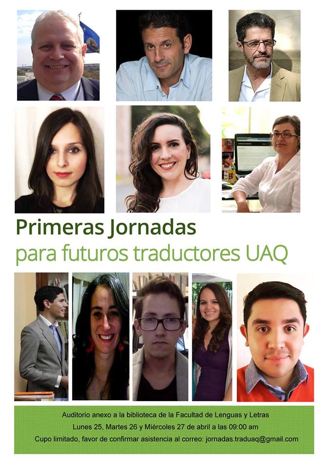 Primeras Jornadas para Traductores Universidad Autónoma de Querétaro México